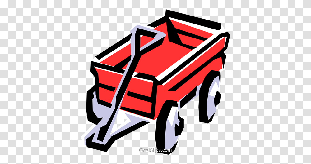 Red Wagon Royalty Free Vector Clip Art Illustration, Vehicle, Transportation, Dynamite, Bomb Transparent Png