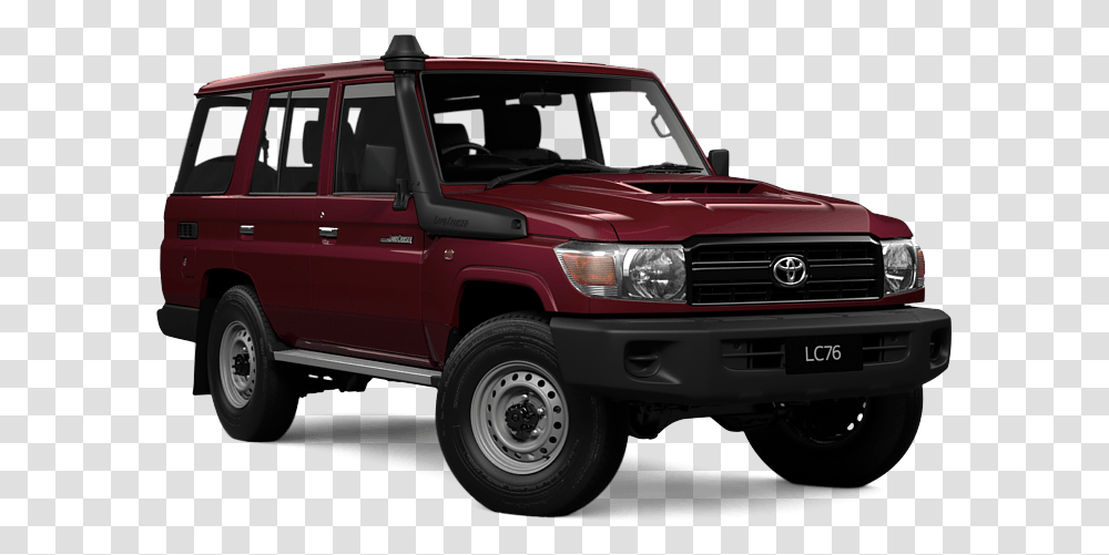 Red Wagon Toyota Land Cruiser Workmate, Transportation, Vehicle, Pickup Truck, Wheel Transparent Png