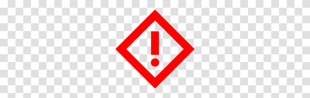 Red Warning Icon, Logo, Trademark Transparent Png
