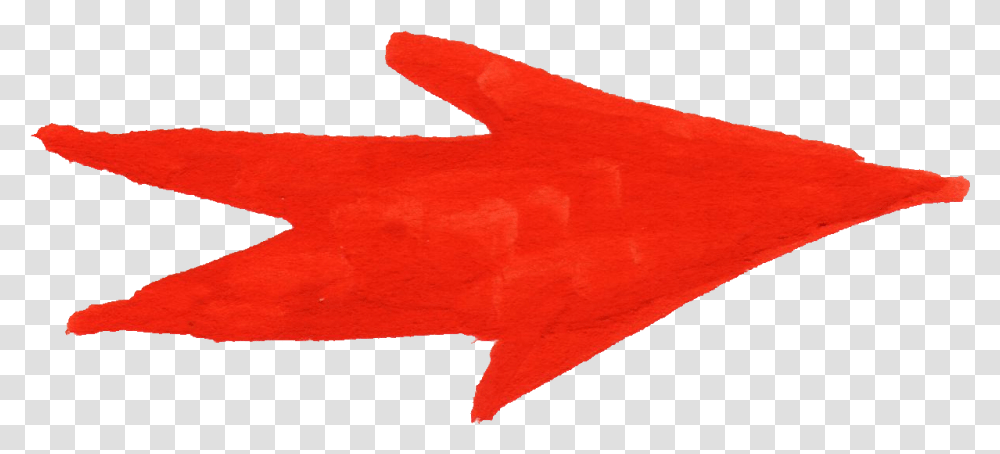 Red Watercolor Arrow Onlygfxcom Art, Clothing, Apparel, Animal, Fish Transparent Png