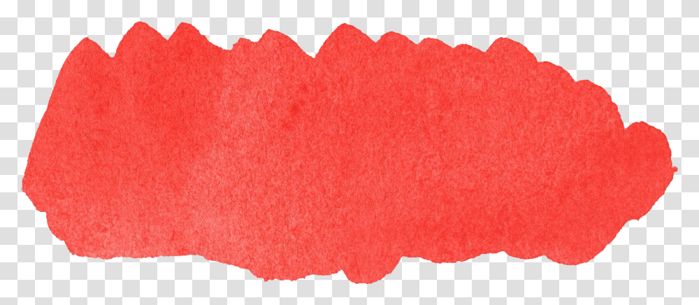 Red Watercolor Brush Stroke Banner Brush Stroke, Rug, Sponge, Foam Transparent Png
