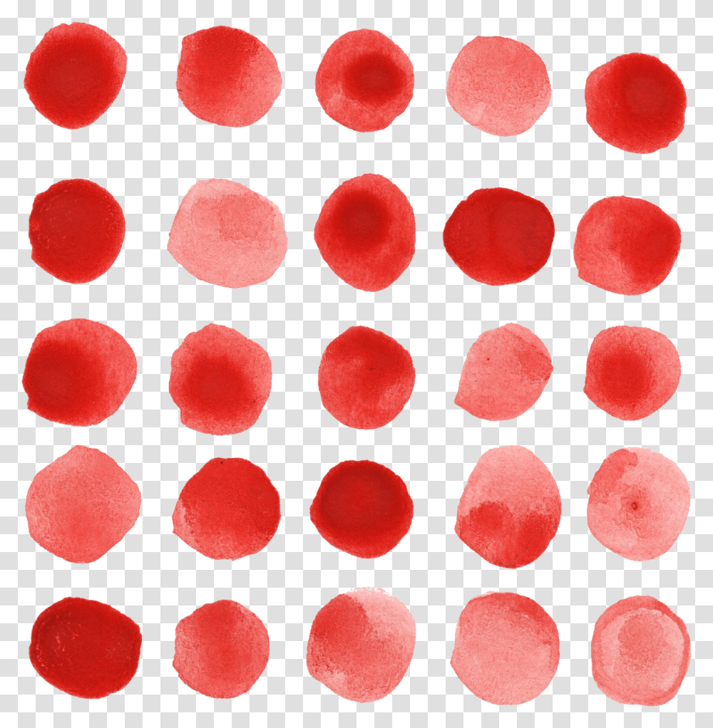 Red Watercolor Circle, Sweets, Food, Confectionery, Rug Transparent Png