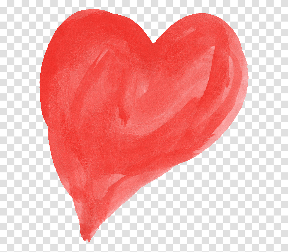 Red Watercolor Heart Watercolor Heart, Rose, Flower, Plant, Blossom Transparent Png