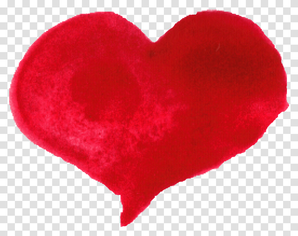 Red Watercolor Heart Watercolor Heart Vector Transparent Png