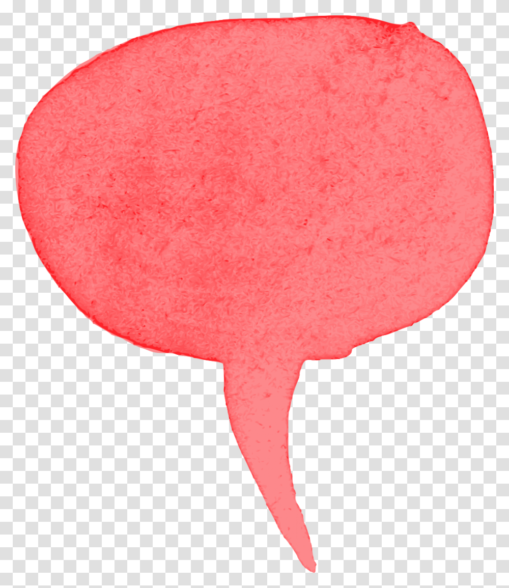 Red Watercolor Speech Bubble 3 Illustration, Sweets, Food, Confectionery, Lollipop Transparent Png