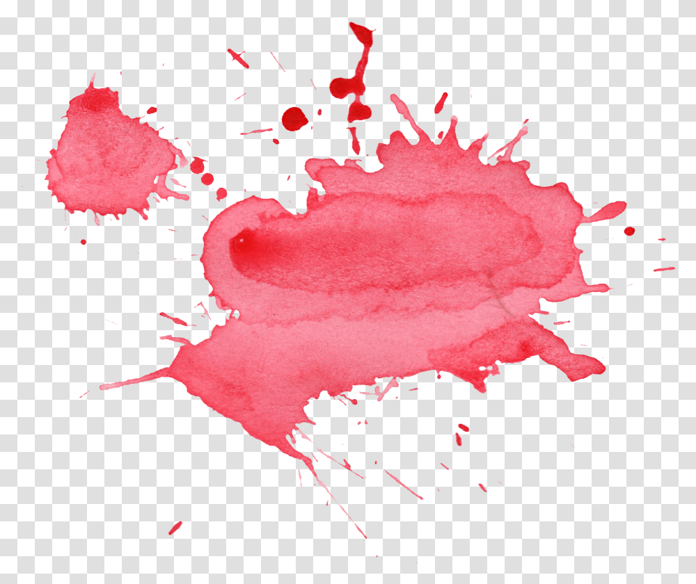 Red Watercolor Splatter Pink Watercolor Splash Background, Petal, Flower, Plant, Blossom Transparent Png