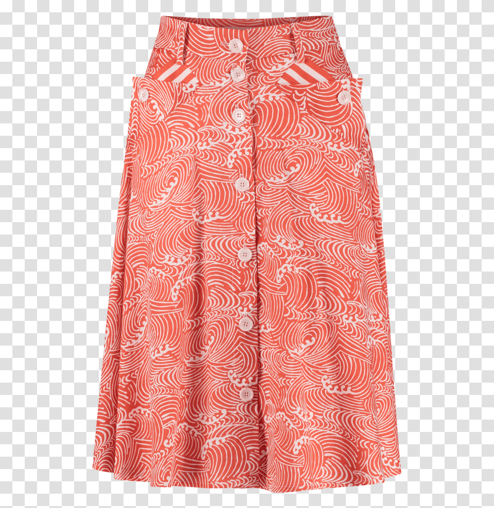 Red Wave, Apparel, Rug, Skirt Transparent Png