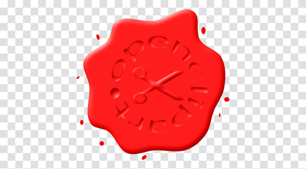 Red Wax Seal Image, Plant, Birthday Cake, Dessert, Food Transparent Png