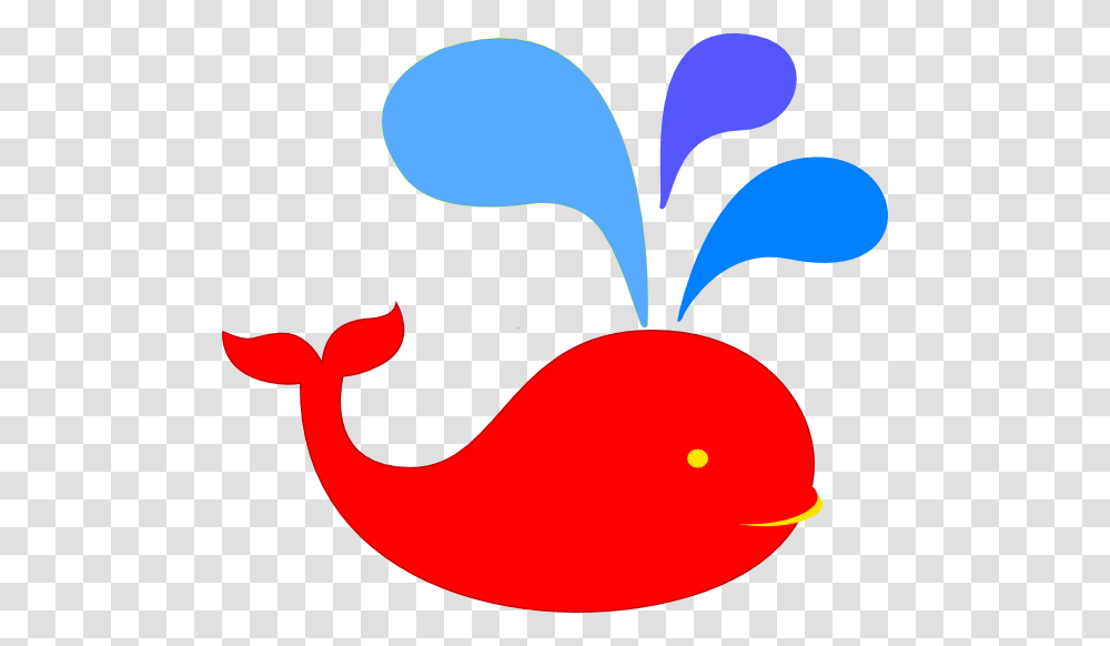 Red Whale Blue Water Clip Art For Web, Animal, Logo Transparent Png