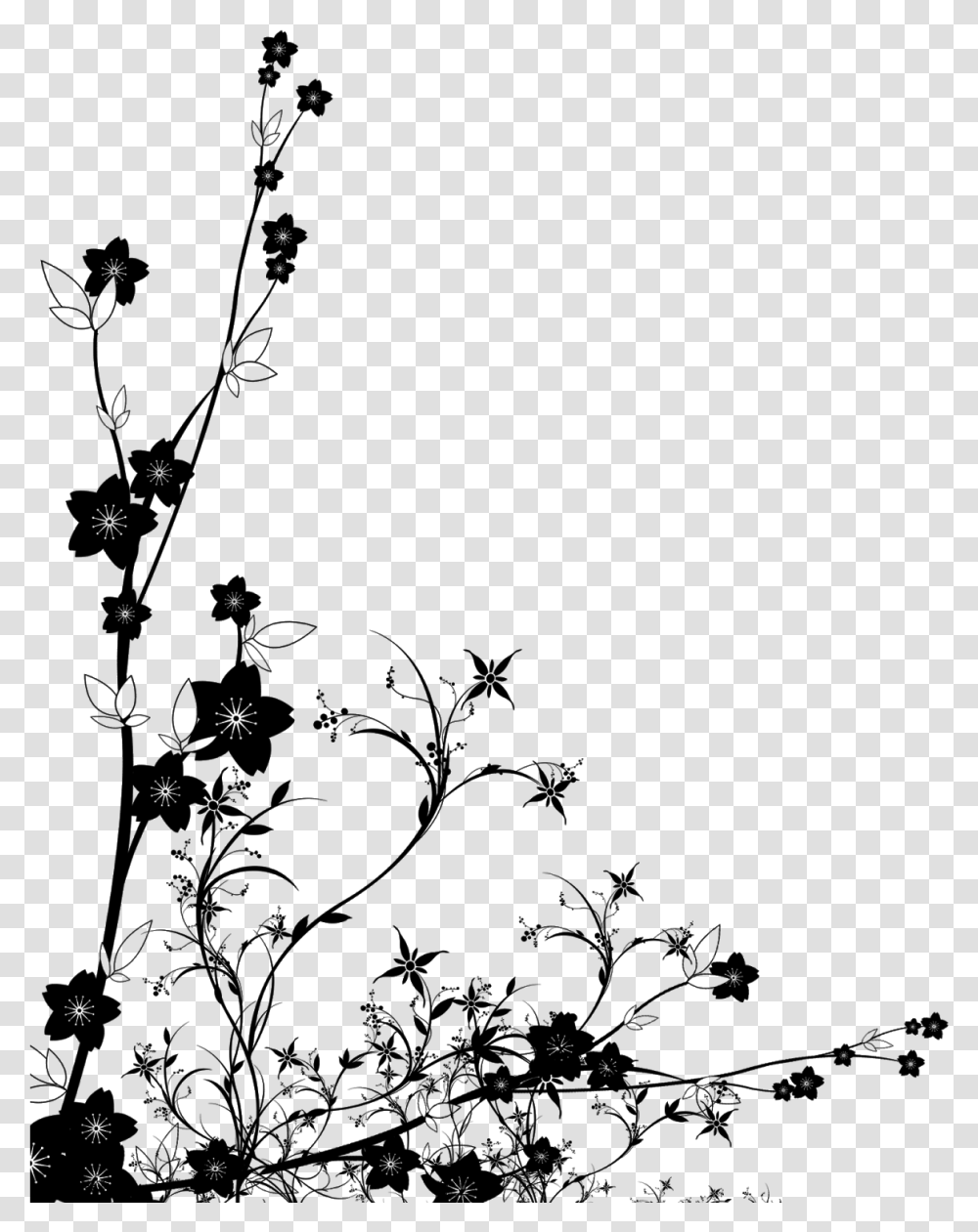 Red White And Black Floral Background, Gray, World Of Warcraft Transparent Png