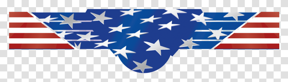 Red White And Blue Banner Usa Flag Banner, Star Symbol Transparent Png