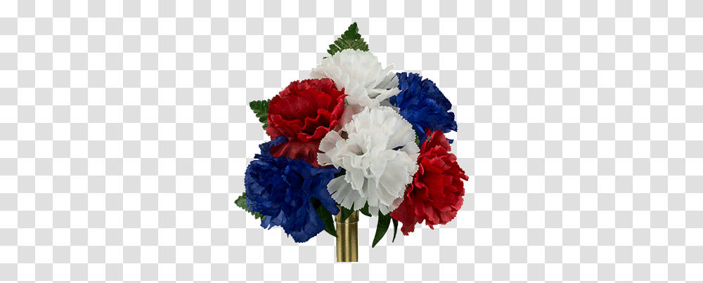 Red White And Blue Carnation Ni2195 Lovely, Plant, Flower, Blossom, Flower Arrangement Transparent Png