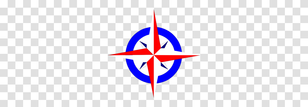 Red White And Blue Clipart, Compass Transparent Png
