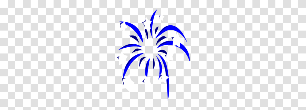 Red White And Blue Fireworks Clipart, Star Symbol, Floral Design, Pattern Transparent Png