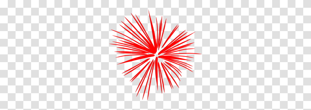 Red White And Blue Fireworks Clipart Large Red Fireworks Md, Nature, Outdoors Transparent Png
