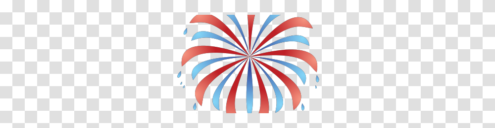 Red White And Blue Fireworks, Modern Art, Pattern Transparent Png