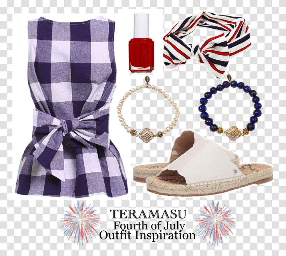 Red White And Blue Outfit Inspiration For The Fourth Sweater, Apparel, Tie, Accessories Transparent Png