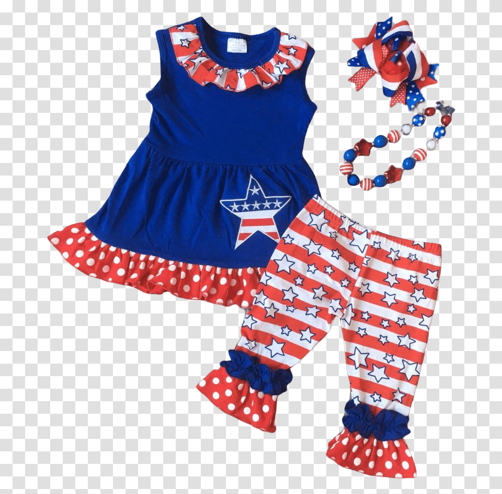 Red White And Blue Stars, Apparel, Person, Costume Transparent Png