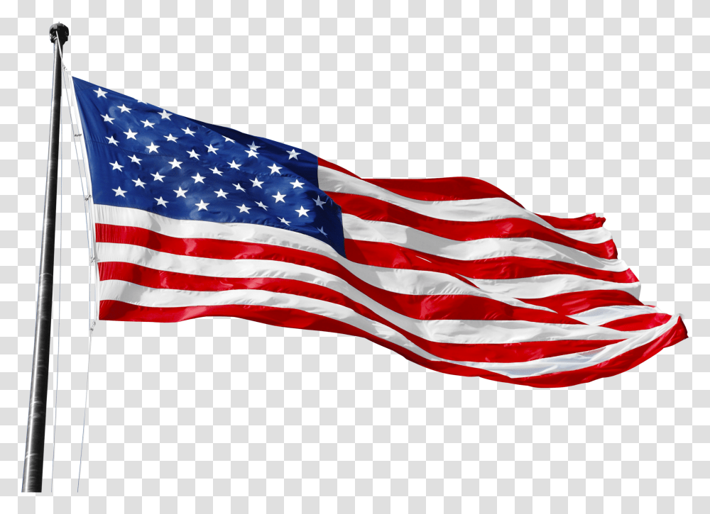 Red White And Blue Stars Flag Day June, American Flag Transparent Png
