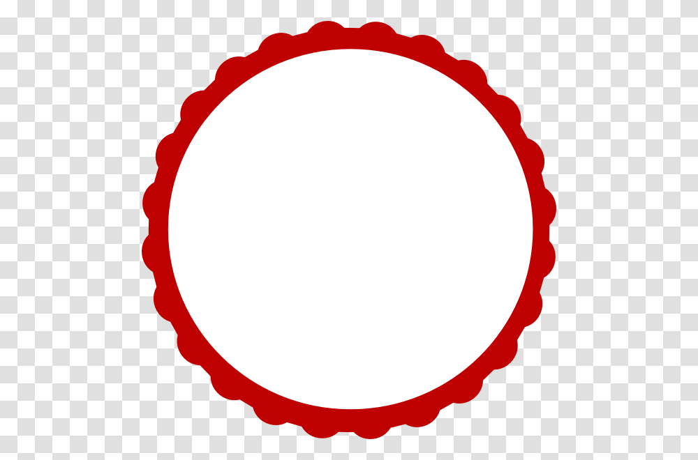 Red White Scallop Circle Frame Clip Art For Web, Oval, Outdoors, Nature, Balloon Transparent Png