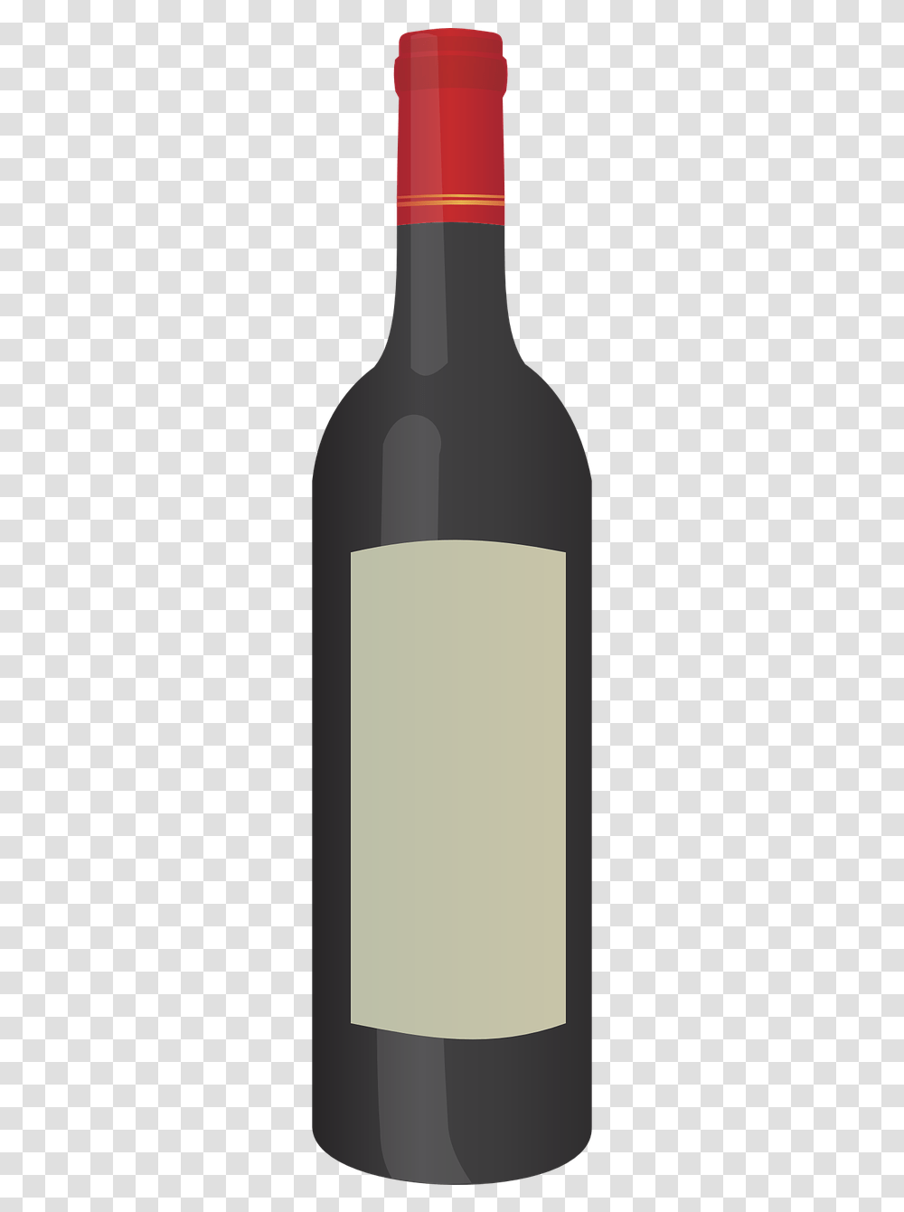 Red Wine Bottle Clipart, Alcohol, Beverage, Drink, Label Transparent Png