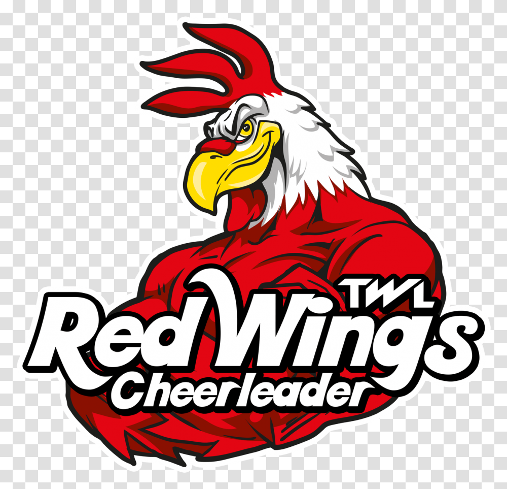 Red Wings Cheerleader, Poultry, Fowl, Bird, Animal Transparent Png