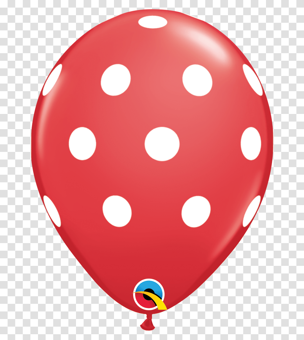 Red With White Polka Dots, Texture, Ball, Balloon, Mouse Transparent Png