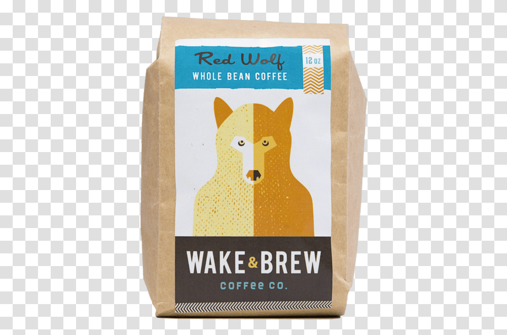 Red Wolf 12oz Whole Bean Coffee 100 Arabica Whole Companion Dog, Poster, Advertisement, Flyer, Paper Transparent Png