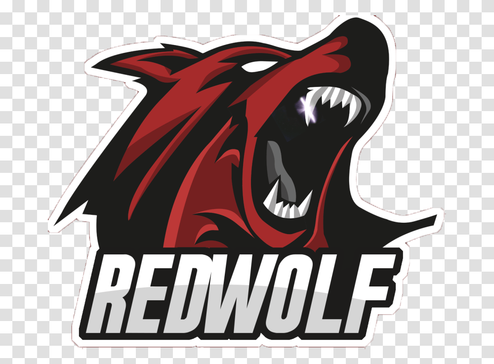Red Wolf Esport Logo Hd Download Wolf Red Logos, Text, Symbol, Animal, Art Transparent Png