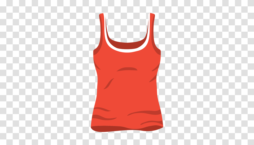 Red Women Tank Top Icon, Apparel, Person, Human Transparent Png