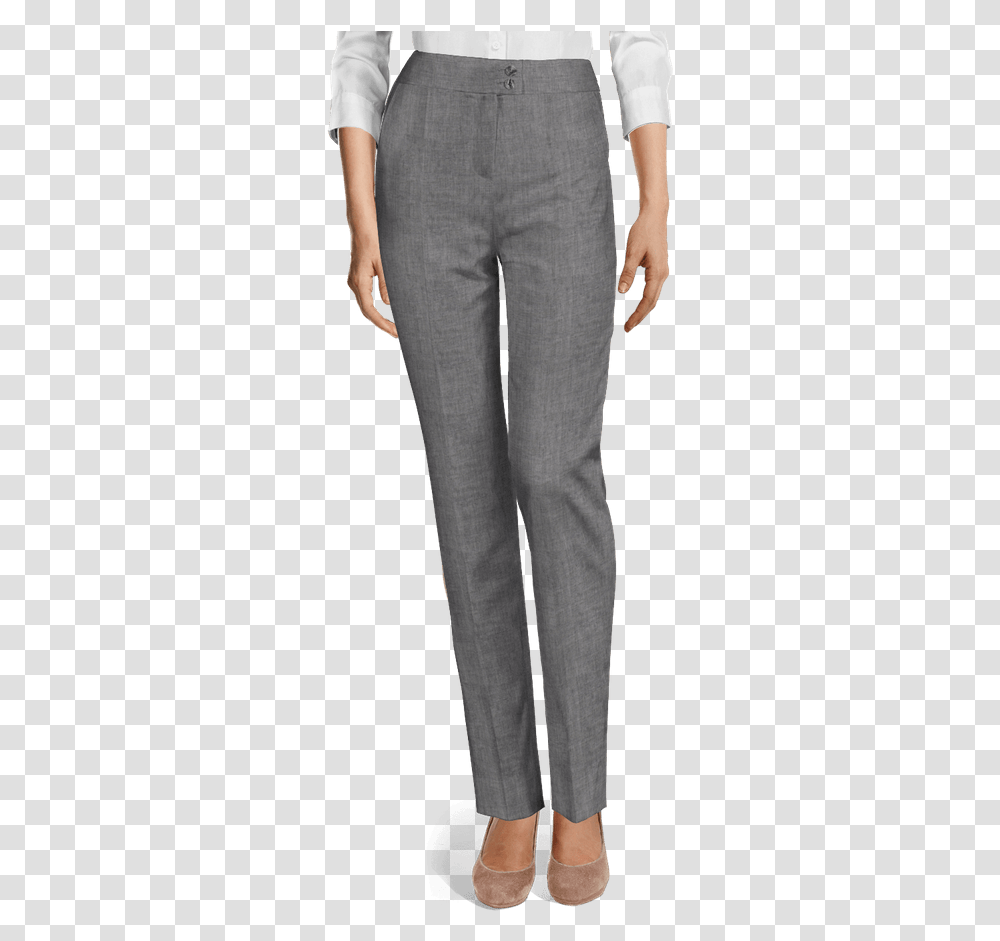 Red Wool High Waisted Pleated SlacksData Width Grey Tweed Pants Women, Jeans, Person, Suit Transparent Png