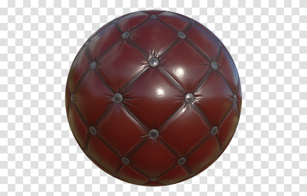 Red Worn Sofa Leather Texture With Nails Seamless Sphere, Lamp, Ball, Sport, Sports Transparent Png