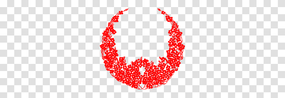 Red Wreath Christmas Clip Art, Hand, Number Transparent Png