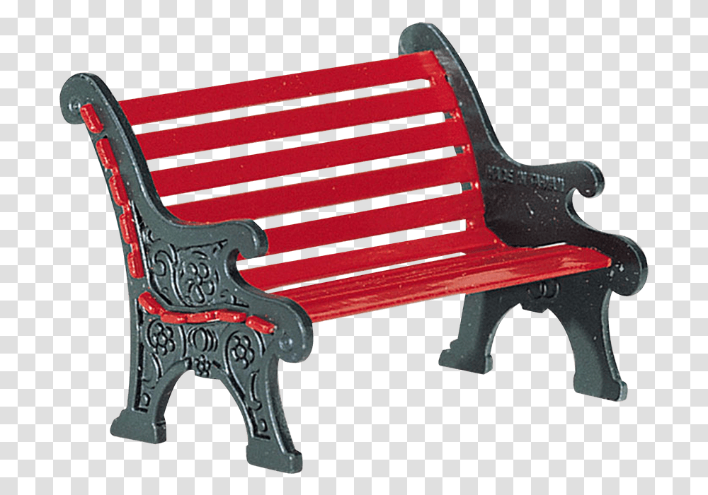 Red Wrought Iron Park Bench Wrought Iron Transparent Png