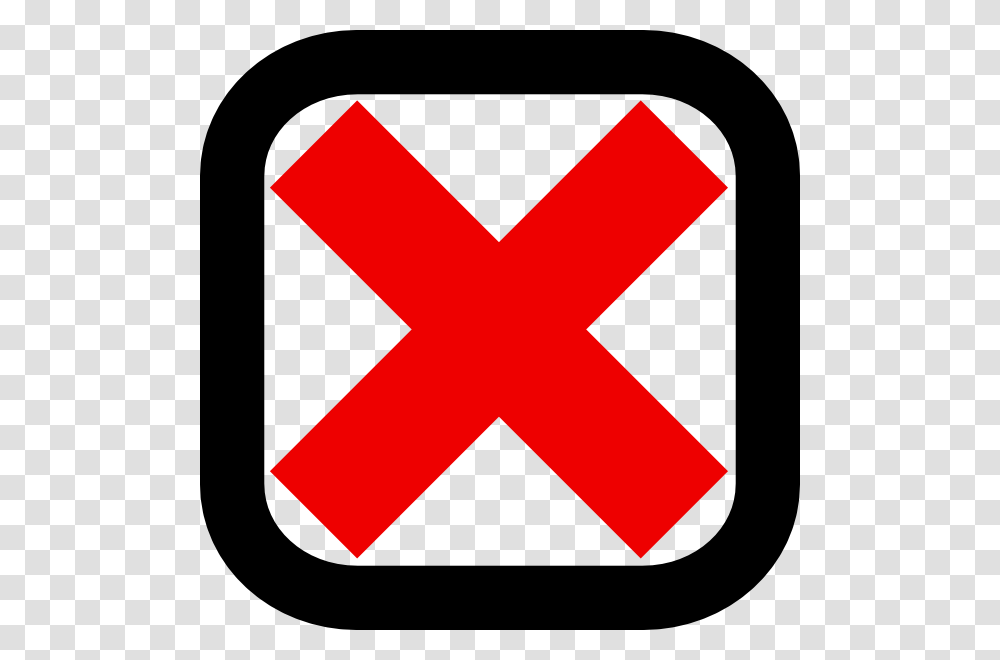 Red X Check Box, First Aid, Logo, Trademark Transparent Png