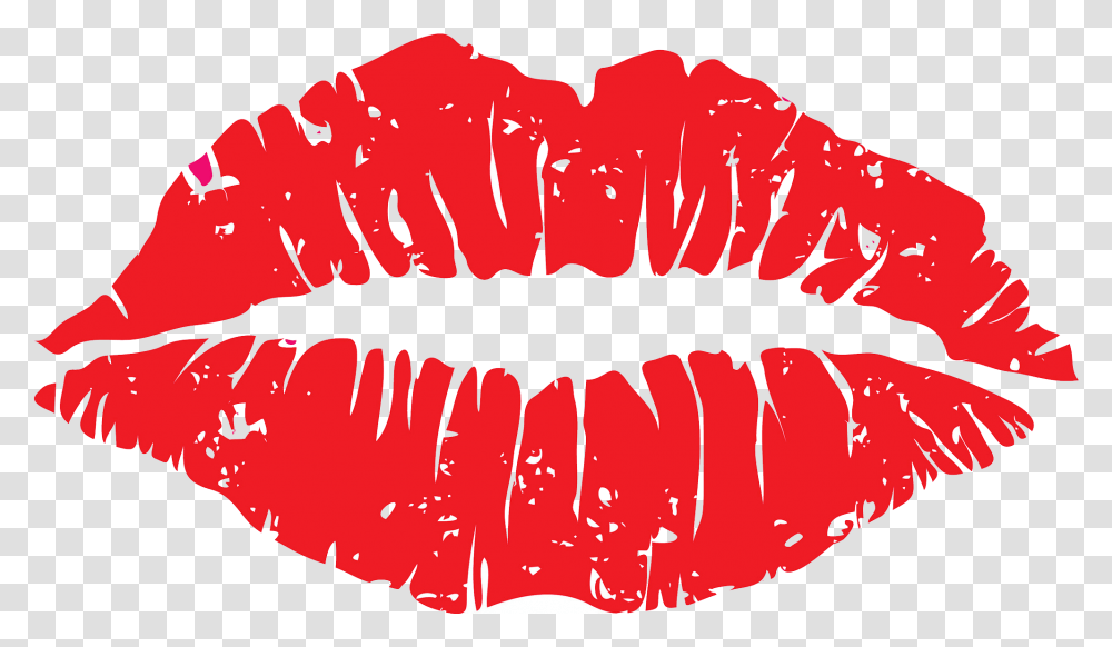 Red X Mark Background Kiss, Mouth, Lip, Teeth, Tongue Transparent Png