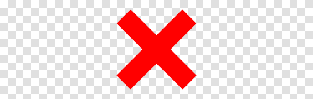 Red X Mark Icon, Logo, Trademark Transparent Png
