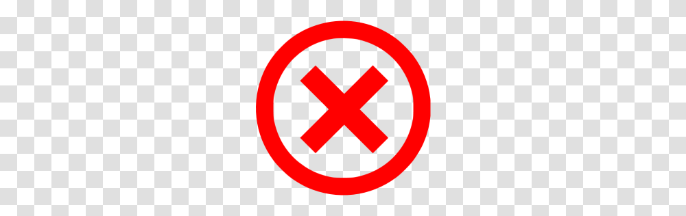 Red X Mark Icon, Logo, Trademark Transparent Png