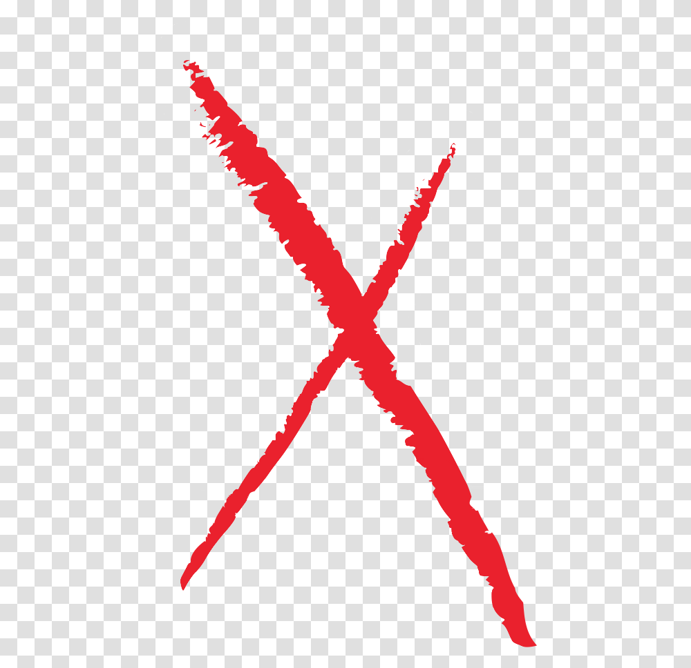 Red X Mark Image Plot, Word, Weapon, Weaponry, Symbol Transparent Png