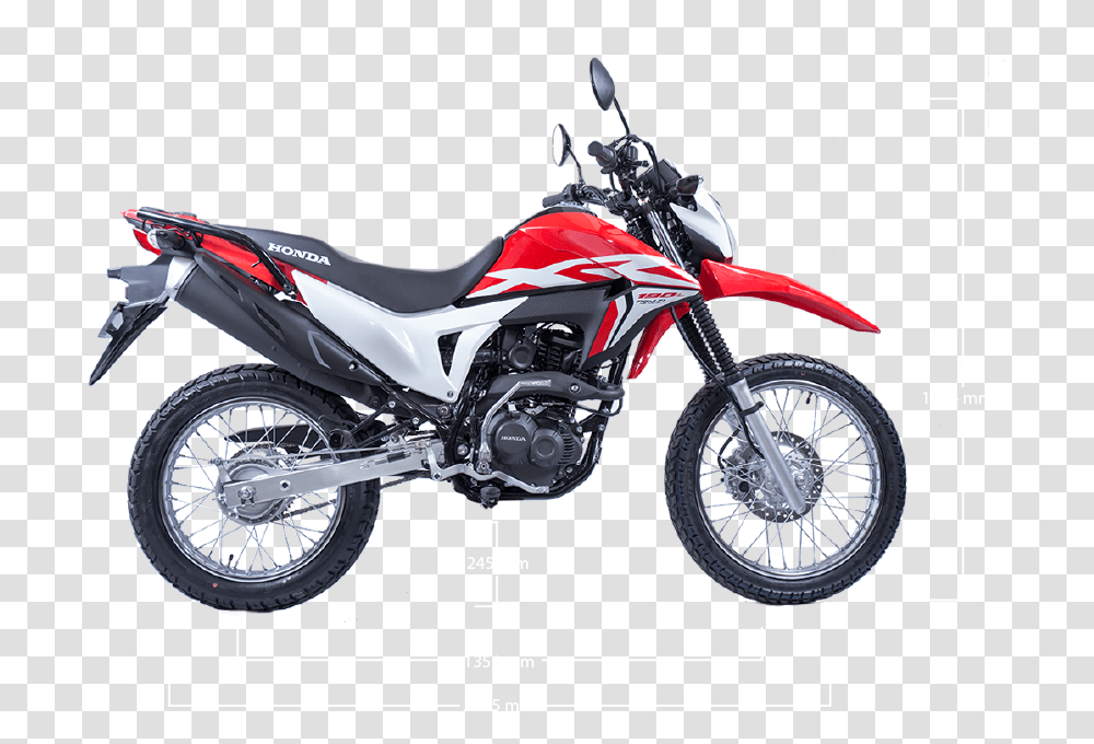 Red Xr190l Honda Bike Price In Nepal 2019, Motorcycle, Vehicle, Transportation, Wheel Transparent Png