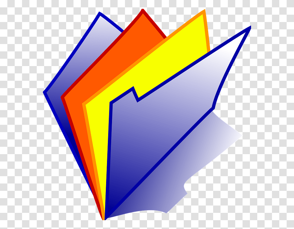 Red Yellow Folder Icon Clip Art Documents Clip Art, File Binder, File Folder Transparent Png