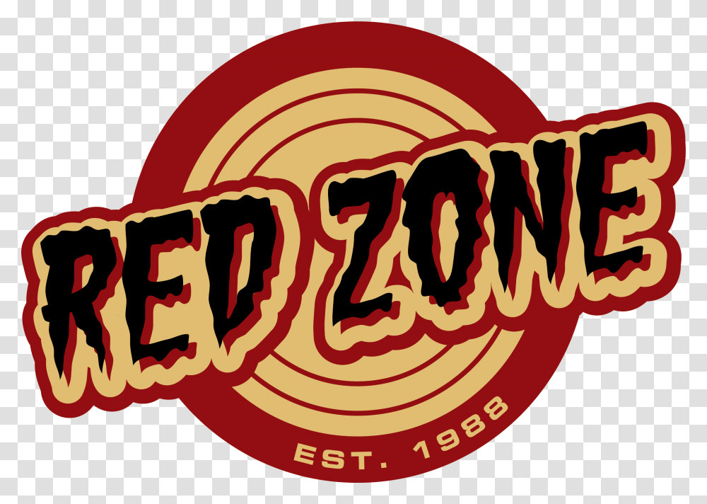 Red Zone Shop Illustration, Label, Logo Transparent Png