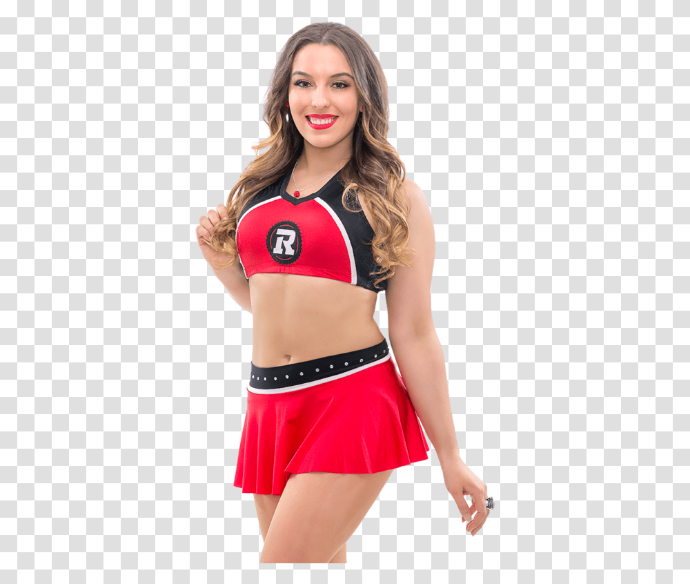 Redblacks 2018 Cheer And Dance Team Costume, Clothing, Apparel, Skirt, Person Transparent Png