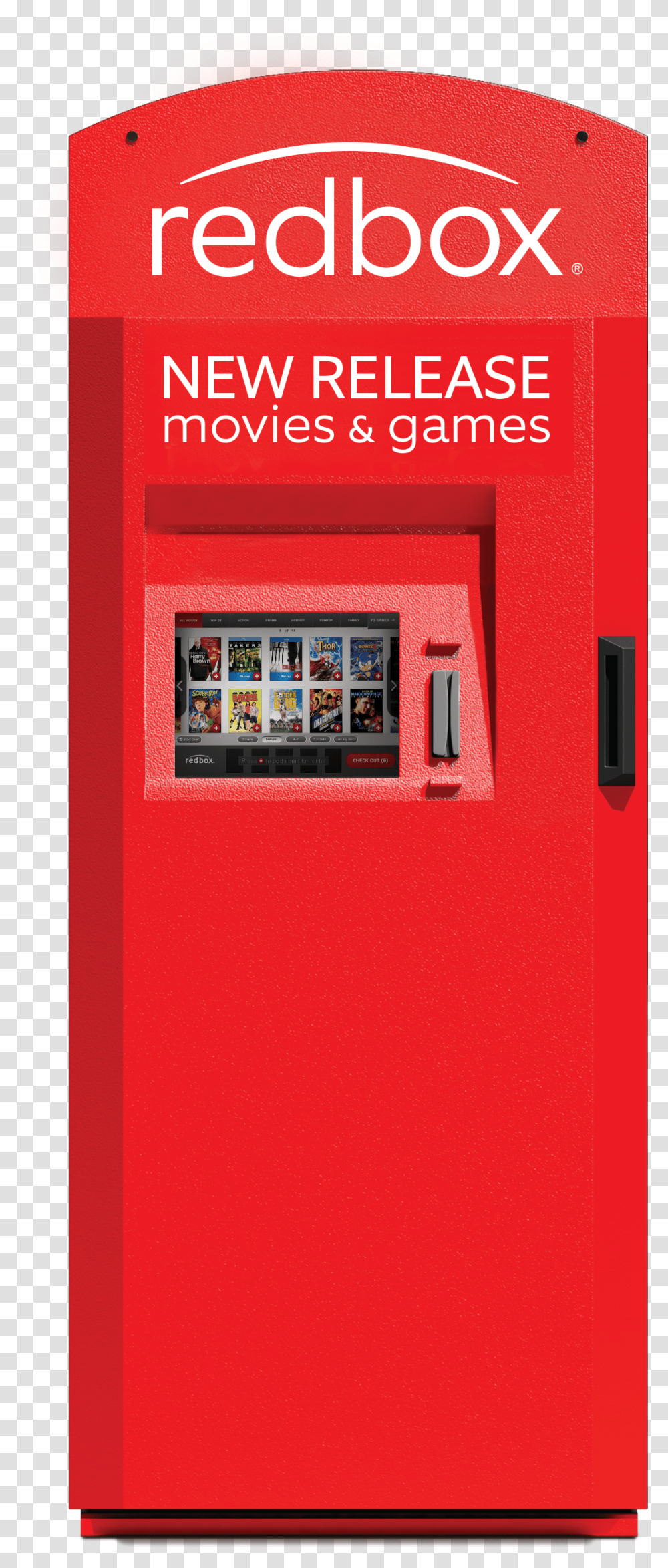 Redbox Dvd, Kiosk, Mailbox, Letterbox, Postbox Transparent Png