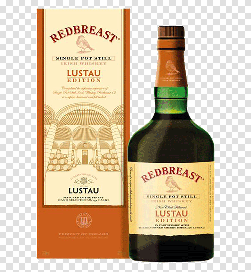 Redbreast Lustau Edition Irish Whiskey Redbreast Lustau Irish Whiskey, Alcohol, Beverage, Drink, Bottle Transparent Png