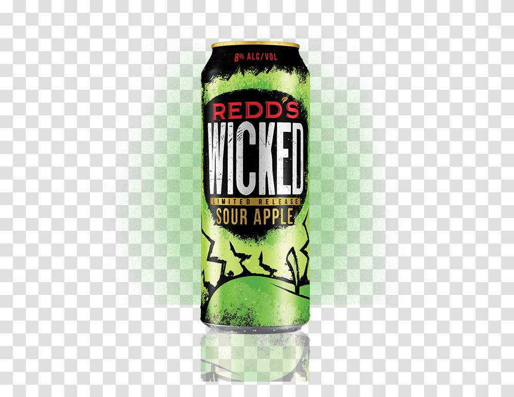 Redd S Wicked Sour Apple Redd's Wicked Sour Apple, Beverage, Drink, Beer, Alcohol Transparent Png