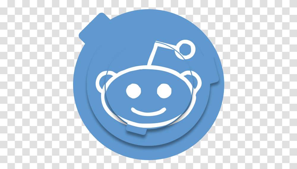 Reddit Blue Free Icon Of Circle Social Media Pack Icons Reddit Cute ...