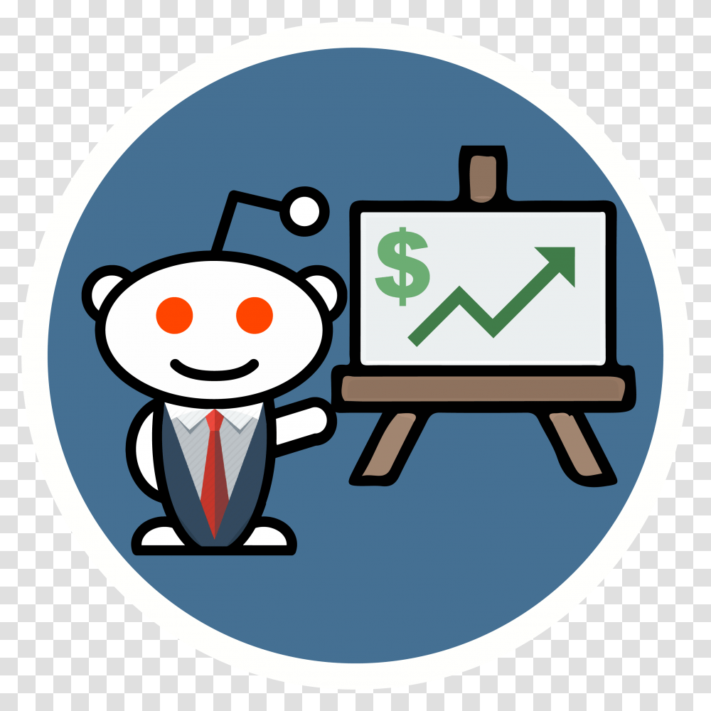 Reddit Default, Label, Sticker, Drawing Transparent Png