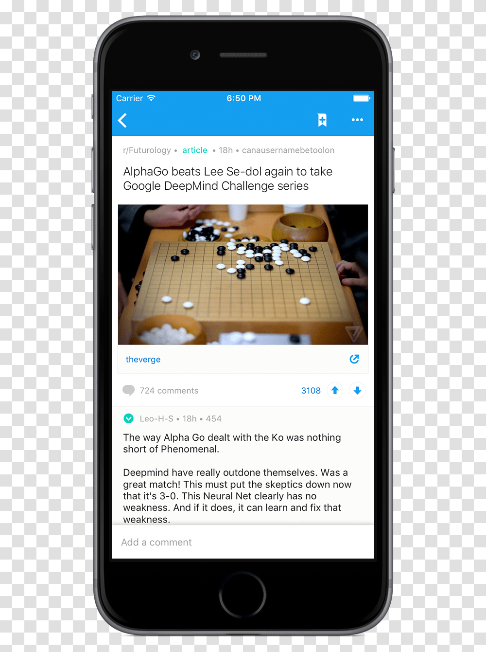 Reddit Ios Place Comments In App, Mobile Phone, Electronics, Cell Phone, Tablet Computer Transparent Png