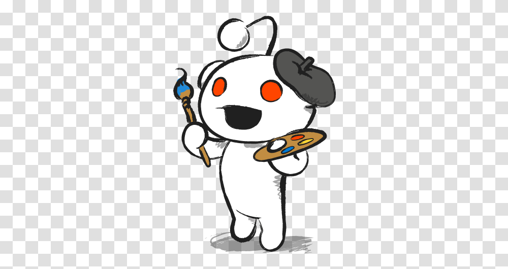 Reddit Logo Clipart Reddit Logo Art, Performer, Face, Parade, Costume Transparent Png